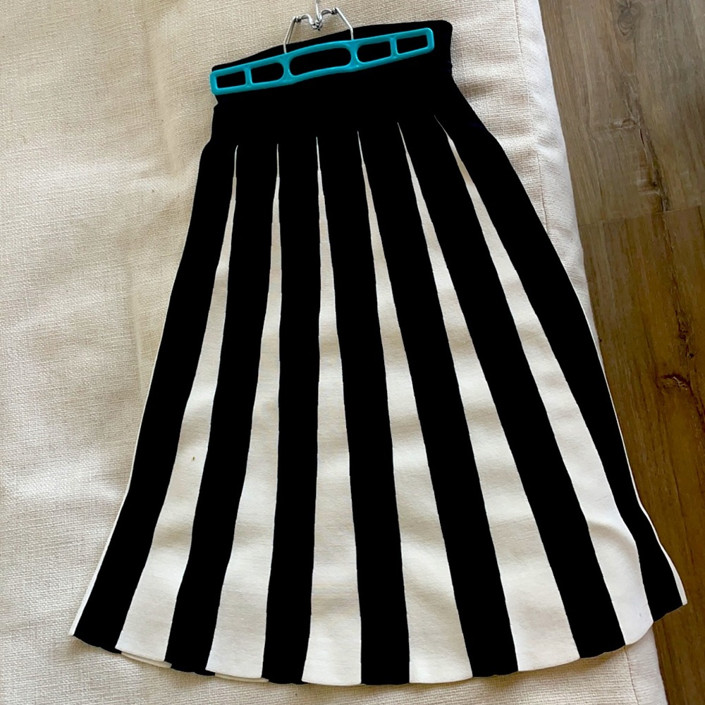 Anthropologie Midi Stretch Knit Skirt